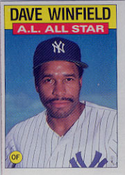 1986 Topps Baseball Cards      717     Dave Winfield AS
